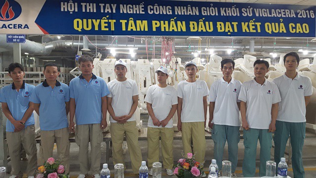 Hội thi Tay nghề giỏi Khối Sứ Viglacera 2016 – Nơi tôn vinh giá trị người lao động